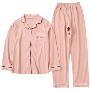  lady's pyjamas top and bottom set ( pink, size :L)