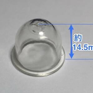 ◇３個 プライマリーポンプ 小 /外径 約18.5mm 内径 約14mm 高さ 約14.5mm/草刈機 刈払機 チェーンソー キャブレター Walbro 社外品 新品の画像3