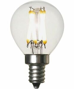 最安値挑戦中★LED電球 G35型 E12口金　個性的なレトロなフィラメント電球◆モダン　アンティーク型　ヴィンテージランプ　