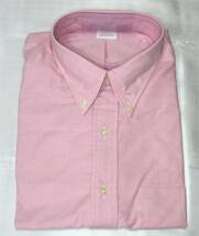 【未使用保管品！】Brooks Brothers / ブルックス　ブラザーズ　長袖　ドレスシャツ　ワイシャツ　ピンク　ボタンダウンシャツ_画像1