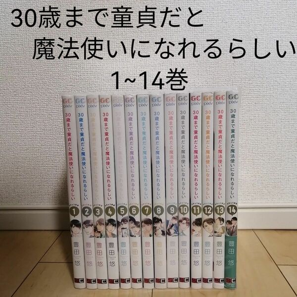 【値下げ】30歳まで童貞だと魔法使いになれるらしい　1~14巻 全巻セット