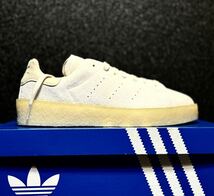 ☆送料込◆新品26.0cm◆adidas STAN SMITH CREPE アディダス スタンスミス クレープ オフホワイト 【定価.17600円】本革_画像3