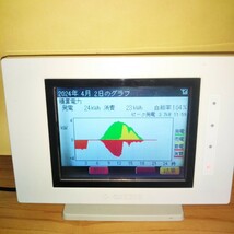 京セラ エコノナビット KYOCERA PMD47C-RT PMD47C ECONONAVIT モニター 発電モニター ソーラー発電モニター 太陽光発電モニター 動作確認_画像1