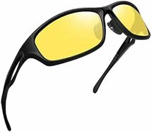 [Joopin] サングラス メンズ偏光サングラス スポーツサングラス UV400 紫外線カット 抗衝撃 軽量メタル 運転 自 転_画像1