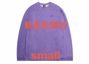 シュプリーム North Face Pigment Printed Top ノース S supreme 紫 パープル small