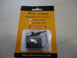 CORONA R4SF 4CH (S.BUS) 軽量・薄型 受信機 2.4G Futaba双葉 FHSSS-FHSS互換 【10J 14SG 16SZ 18SZ 18Mなど対応】 2個セット