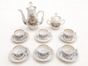 2405-0024*. city / small cup & saucer / teapot / sugar pot /8 points collection / Western-style tableware / together ( packing size 80)