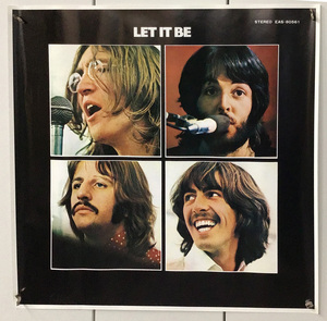 ビートルズ THE BEATLES「LET IT BE」カラー ポスター