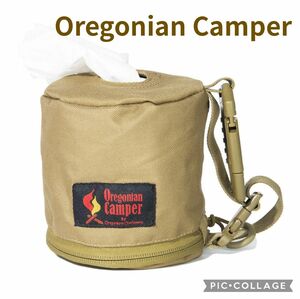 ■新品未使用【Oregonian Camper／オレゴニアンキャンパー】ペーパーホルダー、カラビナ付、フック付、コヨーテ、ベージュ