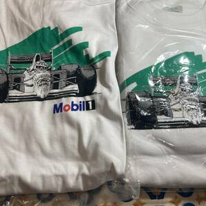 ★未使用保管品 Mobil1 半袖Tシャツ+長袖トレーナー Lサイズ 2点セットで！！ ★の画像1