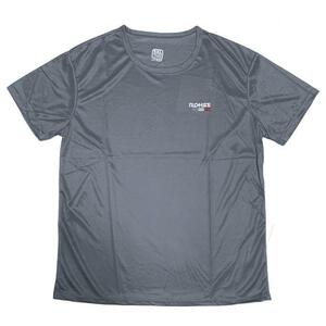 メンズTシャツ スポーツ 半袖 丸首 薄地 速乾 ストレッチ 伸縮性 春夏 グレー free65