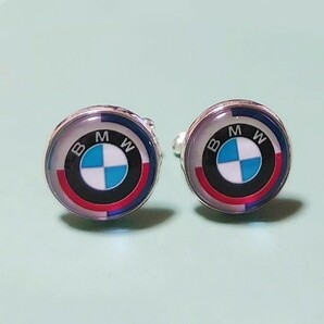 BMW 50thロゴ カフスボタン　カフリンクス