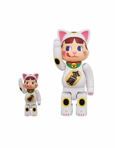 新品未開封　NY@BRICK 招き猫 ペコちゃん 100％ & 400％　BE@RBRICK ベアブリック