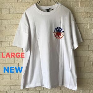 レッチリtシャツ LARGE 新品　レッドホットチリペッパーズ tシャツ 新品 Tシャツ
