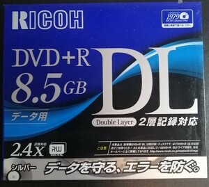 「処分品」データ用DVD＋R DL 2.4倍速 1枚 D2RDD-S1CW　8.5GB×1枚