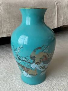 九谷焼 花瓶 花器 明陶 