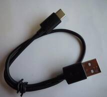 美品 Audio technicaオーディオテクニカ USBケーブル 携帯 USB-Cケーブル 35cm USB Type-Cケーブル　USB Type-C to USB Type-A 黒 充電 _画像1
