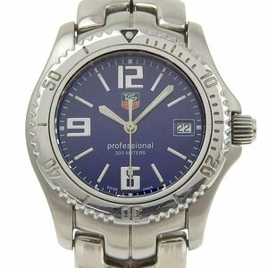 1 jpy operation TAG Heuer TAG HEUER WT1213 quarts Professional navy face SS×SS men's wristwatch 