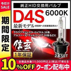 新品 Model 信玄 純正交換 HID D4S トヨタ クラウンマジェスタ ロイヤル20系 アルファード ヴェルファイア 20系に 車検対応 安心の1年保証