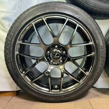 レクサスLS600h LS460 オプションホイール ブライトクロームメッキ モデリスタ　タイヤセット 19x8.5J+35 PCD120 5H 245/45R19_画像3