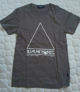 【送料込み】サマソニ スタッフTシャツ Sサイズ グレー 古着 非売品 Summer Sonic 2015