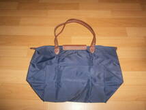 即決★USED★LONGCHAMP ロンシャン ハンドバッグ　バンドバック★紺★折りたたみバッグ★_画像5