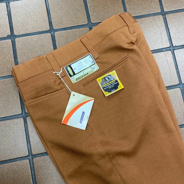 新品★タグ付き★激レア/70‘s vintage Dickies ディキーズ/made inUSA フレアパンツ/サイズw32 