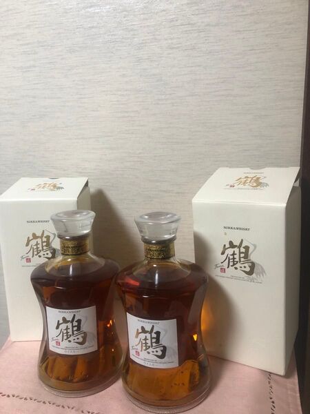 新品ニッカウイスキー鶴700ml/43度二本セット