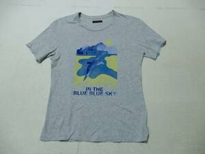 「送料無料」ブルーブルー：BLUEBLUE：聖林公司：ハリウッドランチマーケット：日本製♪グレー：Tシャツ＊サイズ１