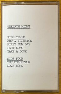 #TWELFTH NIGHT / Collectors Item ( Pomp Rock ) * Британия запись промо Cassette/ промо сиденье есть [ FOOD FOR THOUGHT ]1990/06/30 продажа. промо 