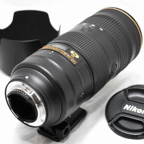 【新品同様の超美品・純正フード付き】Nikon ニコン AF-S NIKKOR 70-200mm f/2.8 E FL ED VRの画像3