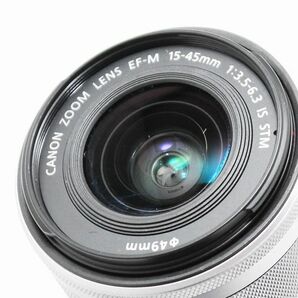 【超美品・メーカー保証書等完備 SDカード付き】Canon キヤノン Kiss M2 EF-M 15-45mm F3.5-6.3 IS STMの画像3