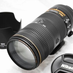【新品同様の超美品・純正フード付き】Nikon ニコン AF-S NIKKOR 70-200mm f/2.8 E FL ED VRの画像2