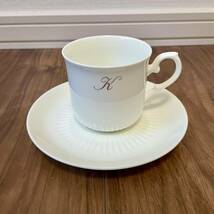 SH9) ナルミ　ボーンチャイナ　ティーカップ&ソーサー　洋食器　コーヒーカップ　_画像1