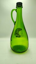 ON10】ビンテージ空き瓶　緑色　インテリア用　ヴィンテージ風　空きワインボトル　飾り用　置物　置き物　空きビン　あきビン　空瓶_画像3