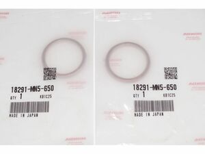 ホンダ純正部品 18291-MN5-650 マフラーガスケット 32x40 2個セット Muffler gasket Genuine parts 送料込 2X-5018 XL250R CB90 JADE250 レ