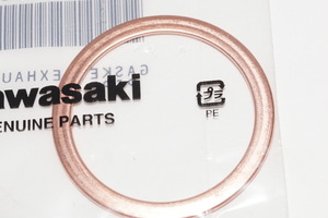 カワサキ純正部品 11060-1496 マフラーガスケット 38ｘ47 Muffler gasket Genuine parts 送料込 56-5059 EX-4 W400 バルカン400 KLE400 W65