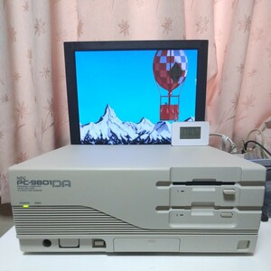 NEC? PC-9801DA/U2 1990年（電池新/電源ユニット補修交換/FDD2台コンデンサ交換)+専用増設メモリ8MB（EDA-8000）+SCSIボード（LHA-20B）