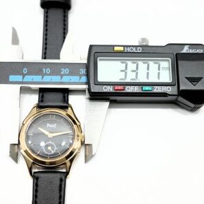 491 PIAGET SMALL SECOND BLACK DIAL  186  ピアジェ スモセコ ブラック文字盤 機械式 手巻き メンズ 腕時計 ビンテージの画像8