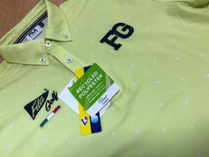 FILA GOLF(フィラ ゴルフ) 春夏 UVカット 吸汗速乾 保湿冷感 半袖ポロシャツ 742-604B(イエロー )Ｌ