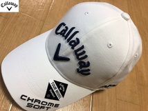 Callaway(キャロウェイ)春夏 吸水速乾 ツアー キャップ C22990100(ホワイト/ネイビー)_画像1