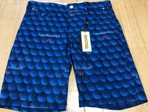 LOUDMOUTH(ラウドマウス)春夏 UVカット ストレッチ 柄ショートパンツ 762-307(NAVY)８６_画像1