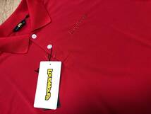 LOUDMOUTH GOLF(ラウドマウス ゴルフ) 春夏、吸汗速乾、UVカット、半袖ポロシャツ 761-603(RED)Ｌ_画像1