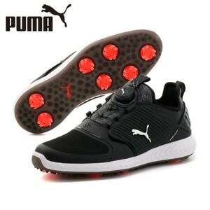 PUMAGOLF( Puma Golf )IGNITE PWRADAPT CAGED DISC dial type golf shoes 192236(02)26.5CM