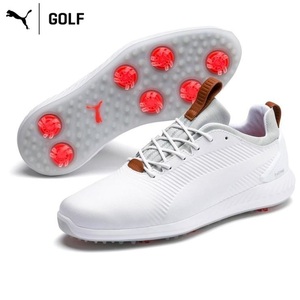 PUMAGOLF( Puma Golf ) IGNITE Pwradapt Leather 2.0 spike shoes 192989(01)25.0CM