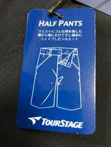 BRIDGESTONE GOLF TOURSTAGE(ブリヂストンゴルフ ツアーステージ)春夏 高機能 ストレッチハーフパンツ 1232208C2T(ネイビー)８４－９４_画像4