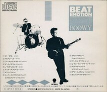 ＊中古CD BOOWY/BEAT EMOTION 1986年作品5thアルバム ボウイ 氷室京介 布袋寅泰 松井常松 高橋まこと 東芝EMIリリース_画像3