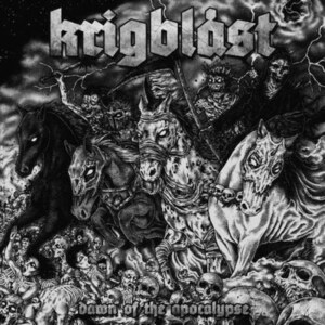 ＊中古CD krigblast/down of the apocalypse 2017年作品2nd 米国メタルクラストパンク MIDNIGHT TOXIC HOLOCAUST HIRAX ACCUSED SIEGE 