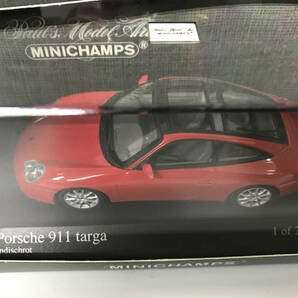 【１円スタート】1/43 ミニチャンプス ポルシェ911 タルガ 2001 Porsche911 Targa 2001 Red MINICHAMPS 400 061060 ZFの画像5