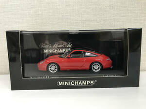 【１円スタート】1/43 ミニチャンプス ポルシェ911 タルガ 2001 Porsche911 Targa 2001 Red MINICHAMPS 400 061060 ZF